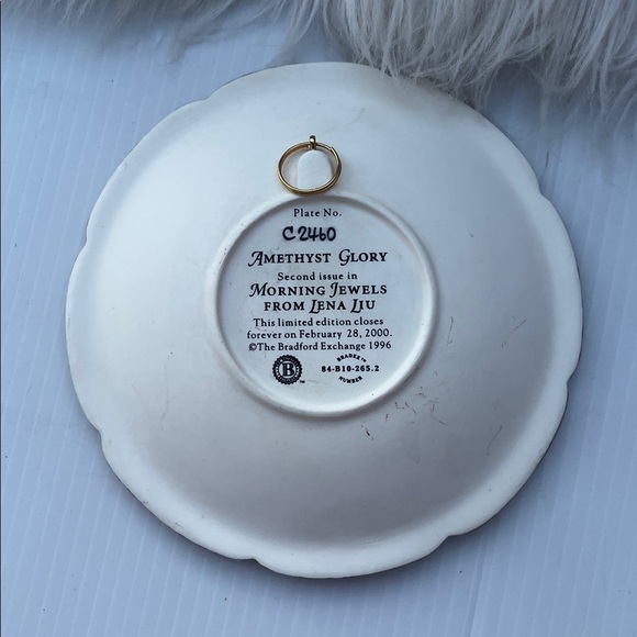 BRADFORD EXCHANGE “Amethyst Glory” by LENA LIU Limited Edition, Morning Jewels - Picture 2 of 13